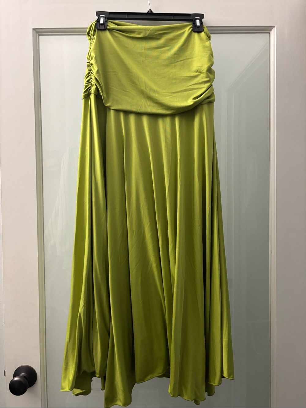 Peppermayo Liana Ruched Maxi Skirt - Green - Picture 3 of 5